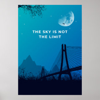Poster O céu não é o limite. Motivação