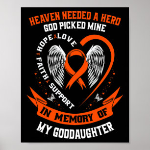 Poster O Céu Precisava de um Herói Deus Pegou Minha Filha