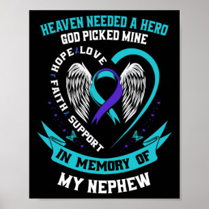 Poster O Céu Precisava De Um Herói Que Deus Pegou O Meu S