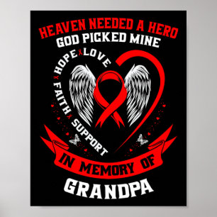 Poster O Céu Vermelho Precisava De Um Herói Deus Pegou O