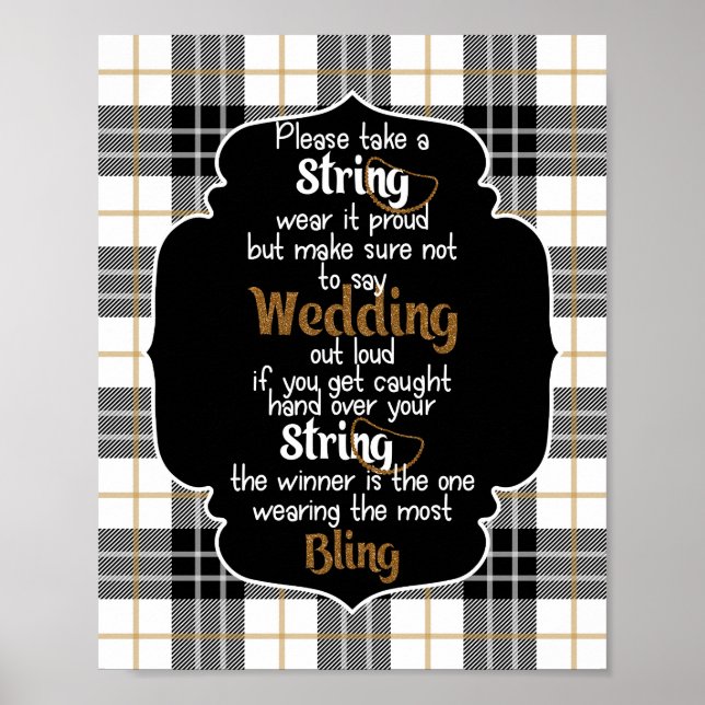 Poster O Chá de panela do colar do flanela e da geada (Frente)