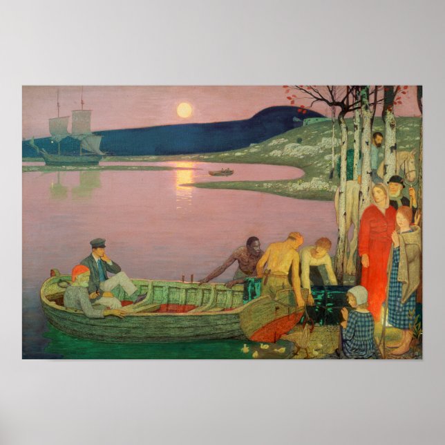 Póster O chamado do mar, 1925 (Frente)