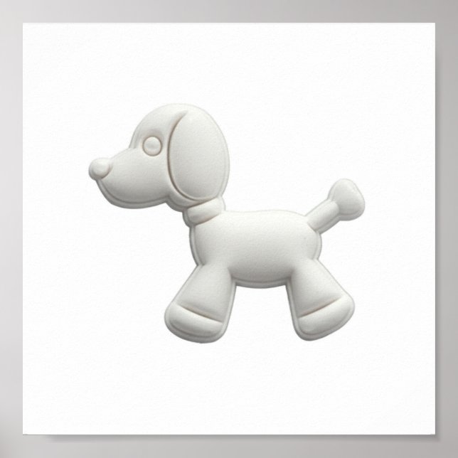 Poster O Charme Cachorro-Balão (Frente)