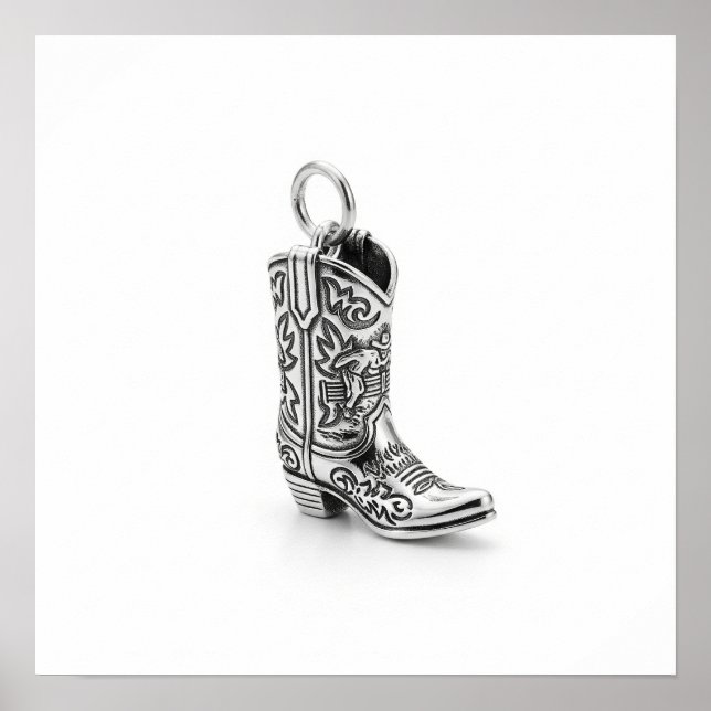 Poster O Charme de Boot do Cowboy (Frente)
