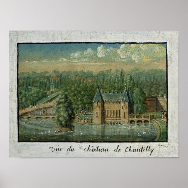 Poster O Chateau de Chantilly (Frente)