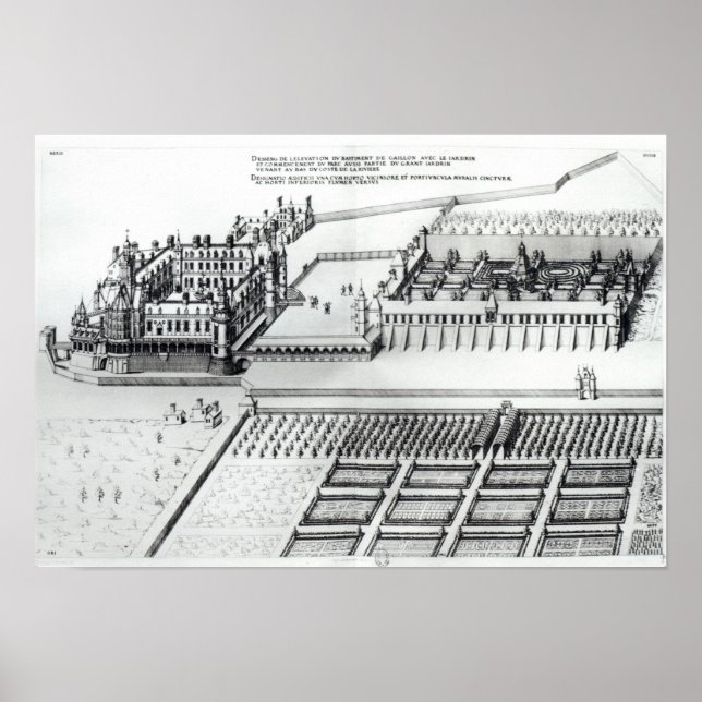 Póster O Chateau de Gaillon (Frente)