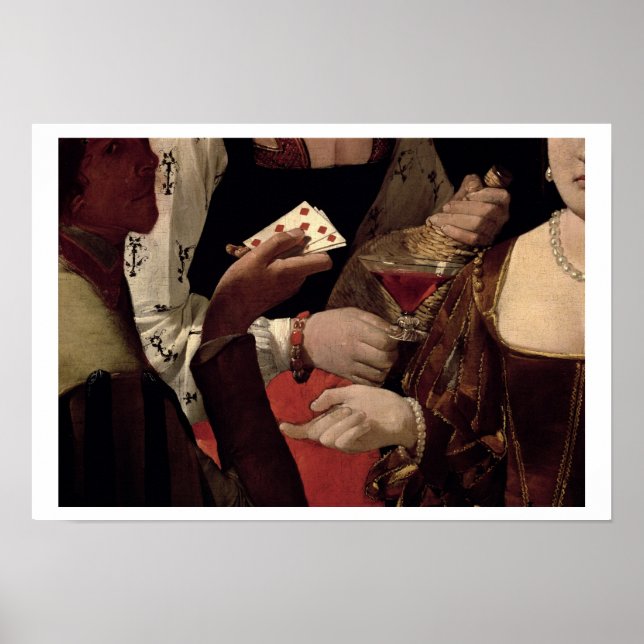 Póster O Cheat com o Ás dos Diamantes, detalhes do (Frente)