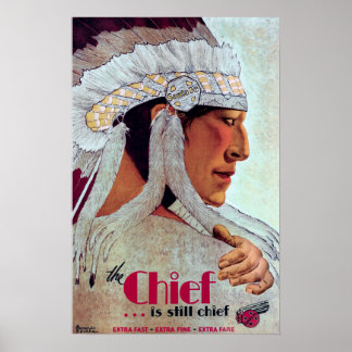 Póster O CHEFE..... ainda é o CHIEF c. 1929