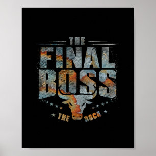 Poster O Chefe Final Música de Rock Vintage O Chefe Final