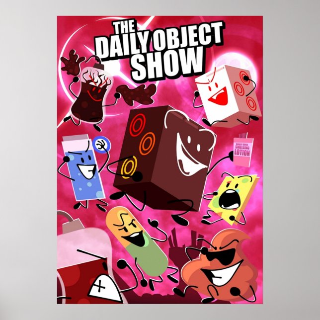 Poster O Cheio Diário de Apresentação de Objetos (Frente)