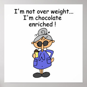 Poster O chocolate enriqueceu o humor
