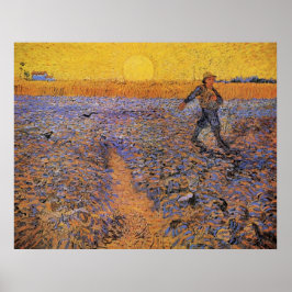 Póster O chuveiro de Vincent van Gogh