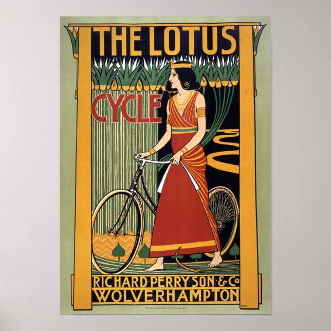 Póster O Ciclo do Lotus, 1896 (Frente)