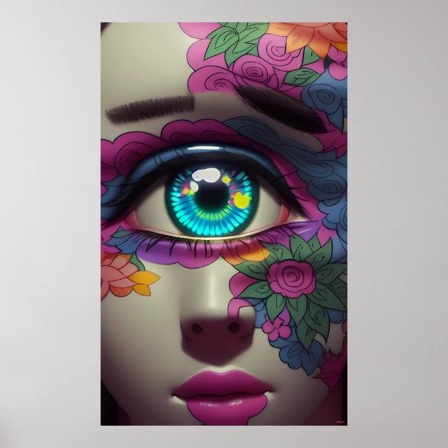 Poster O Ciclo Porcelanês Tem Duas sobrancelhas - Ken Gag (Frente)