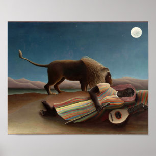 Poster O cigano dormindo, Henri Rousseau