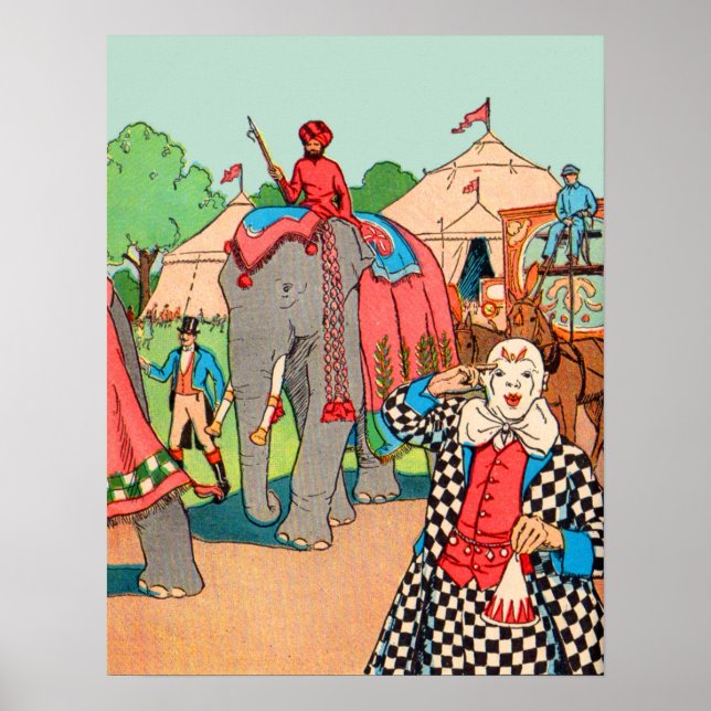 Poster O circo está vindo para a cidade (Frente)