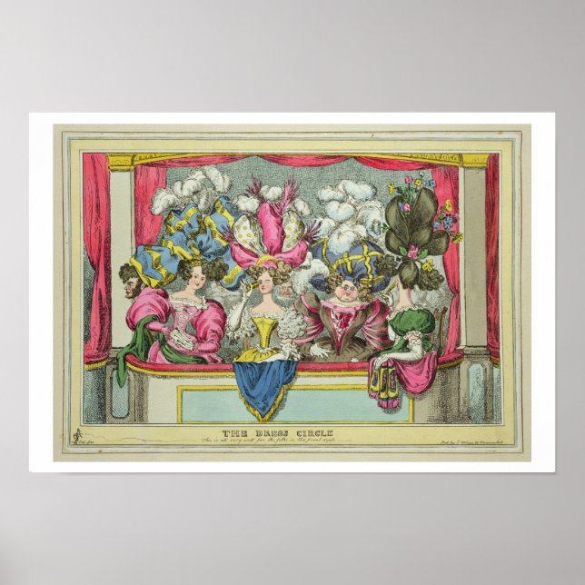 Poster O Círculo de Vestido, publicado por Thomas McLean, (Frente)