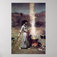 O Círculo Mágico de John William Waterhouse -1886