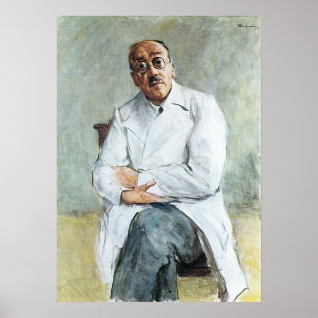 Poster O cirurgião (por Max Liebermann) (Frente)