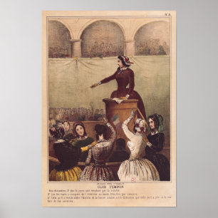 Póster O clube das mulheres, c.1848