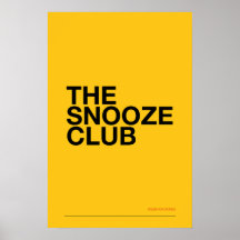 O CLUBE DO SONO – Arte para Parede de Quarto