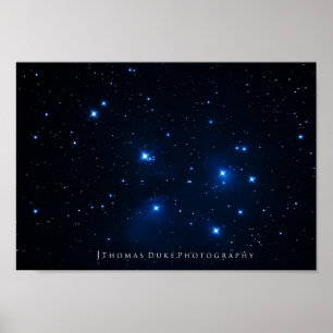 Póster O Cluster das Pleiades Star