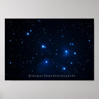 Póster O Cluster das Pleiades Star