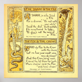 Poster O Cobra e o arquivo Walter Crane