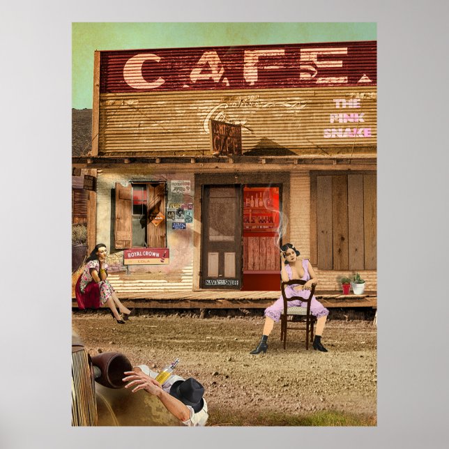 Poster O Cobra rosa (Frente)