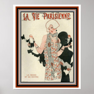 Póster O cobrir de Deco para o La Vie Parisienne 16 x20