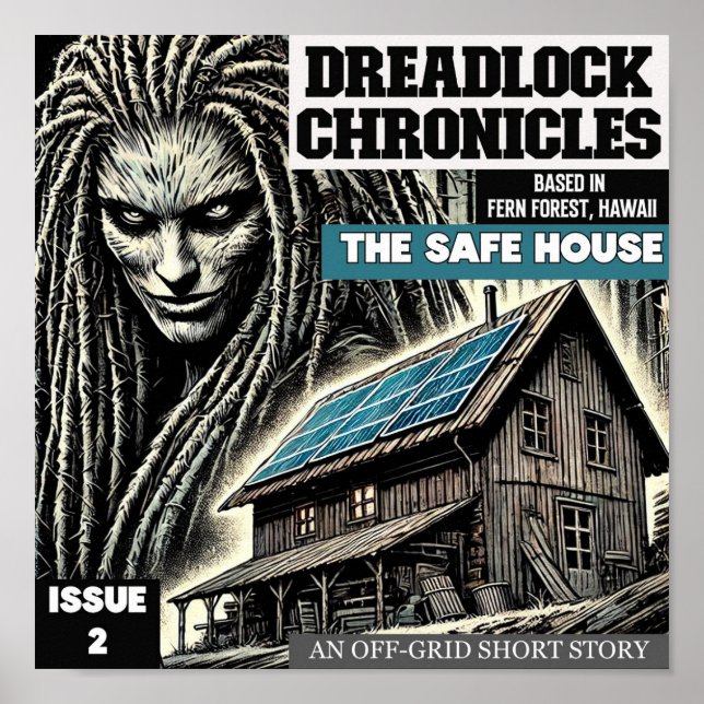 Poster O cobrir Safe House DreadLock Crônicas do 2 (Frente)