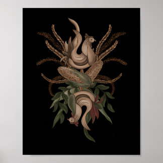 Poster O Cockerel do Perséfone. Ciclo de Colheita