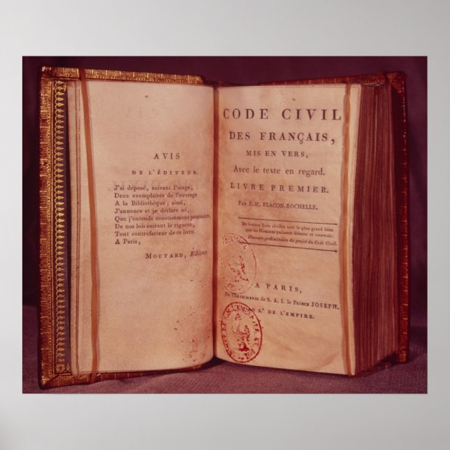 Póster O Código Napoleônico (Frente)