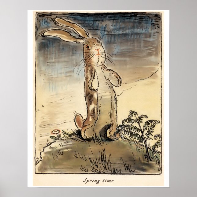 Poster O Coelho de Veludo, Primavera (Frente)