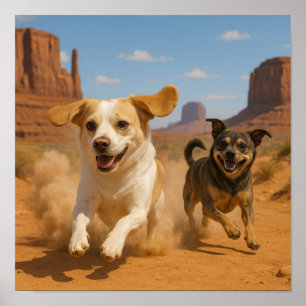 Poster "O Coiote está Atrás de Você!"