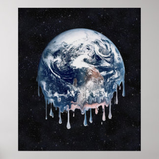 Póster O colapso do aquecimento global da Terra