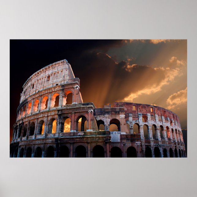 Poster O Coliseu da Roma Antiga (Frente)