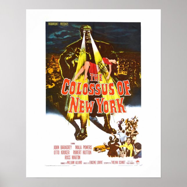 Póster O Colósso de Nova Iorque (Frente)