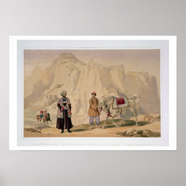 Póster O Comandante Britânico da segundo de Shah Shoojan  (Frente)