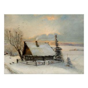 Póster O começo da Primavera Alexei Savrasov