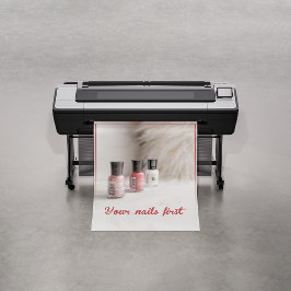 Poster O começo de sua beleza começa de sua unha