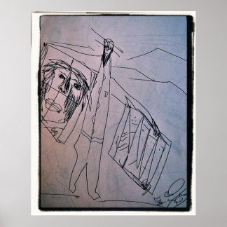 Poster o comerciante de arte
