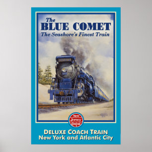 Póster O cometa azul