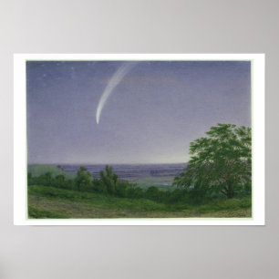 Póster O cometa de Donati, Oxford, 7.30pm, o 5 de outubro