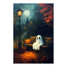O Companheiro de outubro | Spooky Ghost & Pumpkin