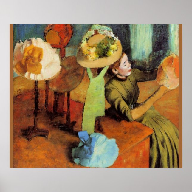 Poster O Compro Millinery de Edgar Degas (Frente)