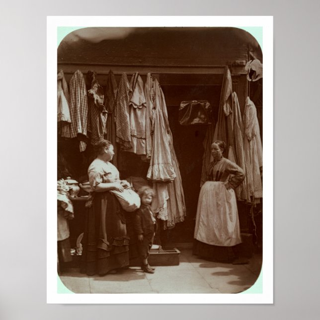 Póster O Compro Velhas Roupas, Sete Discagens, de 'Street (Frente)