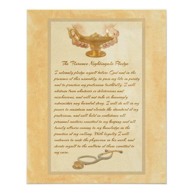 Póster O Compromisso Florence Nightingale (Frente)