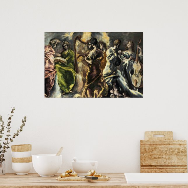 Poster O Concerto dos Anjos | El Greco | (Cozinha)
