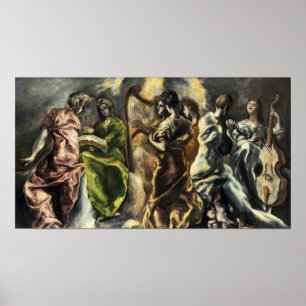 Poster O concerto dos anjos   El Greco  